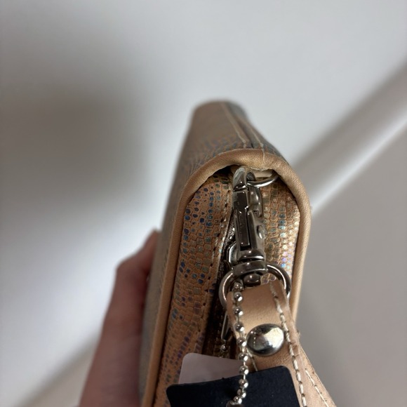 Consuela Wristlet Wallet Gloria Wrist Wallet Purse Rainbow Scales Faux Leather - Picture 7 of 15